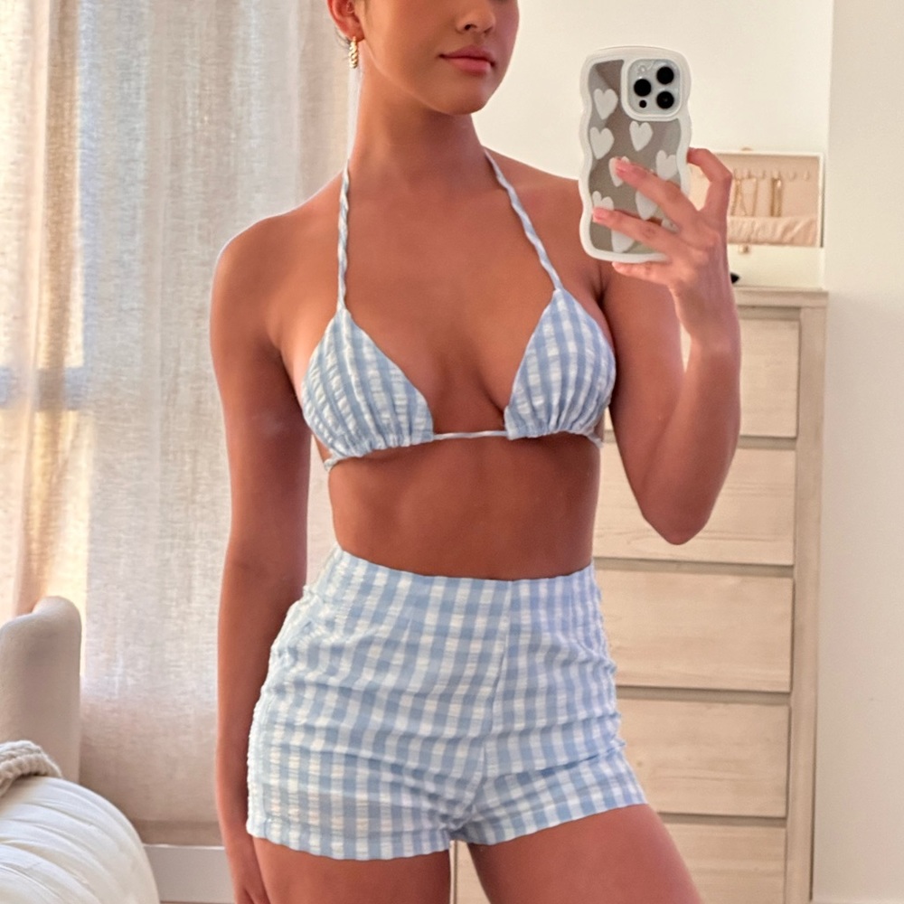 3 piece short set